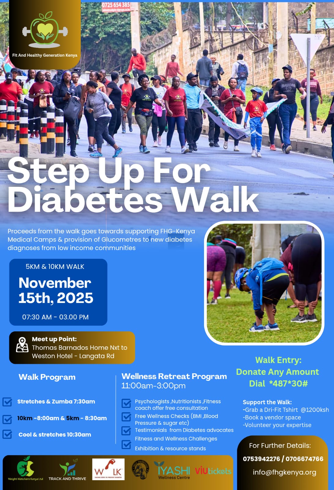 Step up For Diabetes Walk