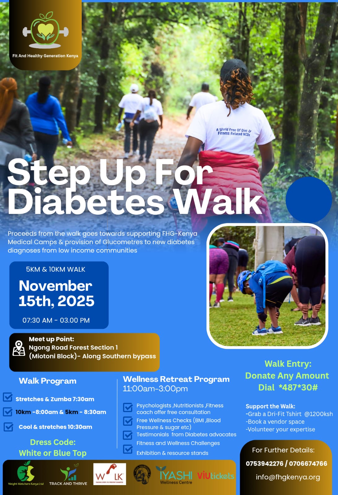 Step up For Diabetes Walk